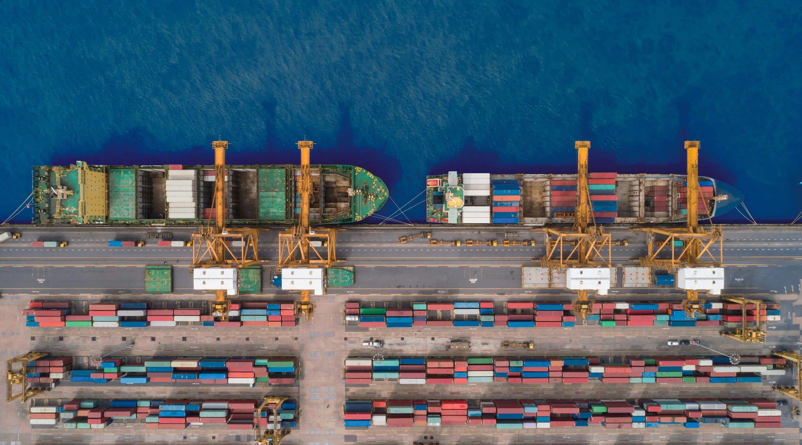 Modernized Port Crane Equipment